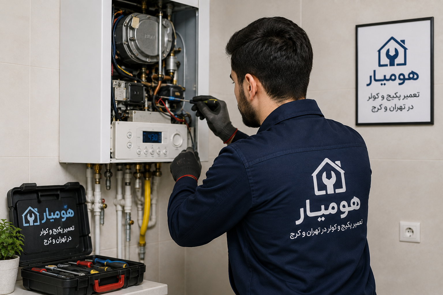 خدمات هومیار تعمیر پکیج در تهران